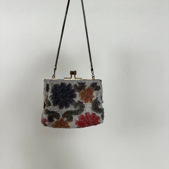 Vintage Micro Beaded Bag Clutch Styled By Laura U.S.A - Picture 10 of 12